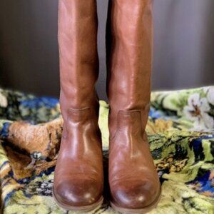 Frye 75449 Women's Melissa Button Boot Cognac Brown 7